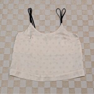 Primark Cream Polka Dot Camisole Size Medium